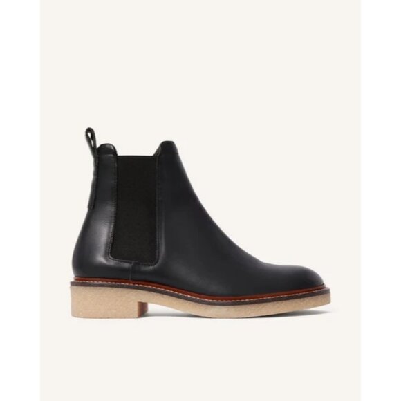 EVERLANE The Chelsea Boots Leather Black Size 8 $195 - Picture 4 of 8